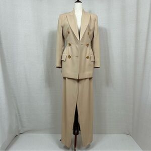 Valentino Authentic Vintage Double Breasted Blazer Pants Suit Set  Size 4